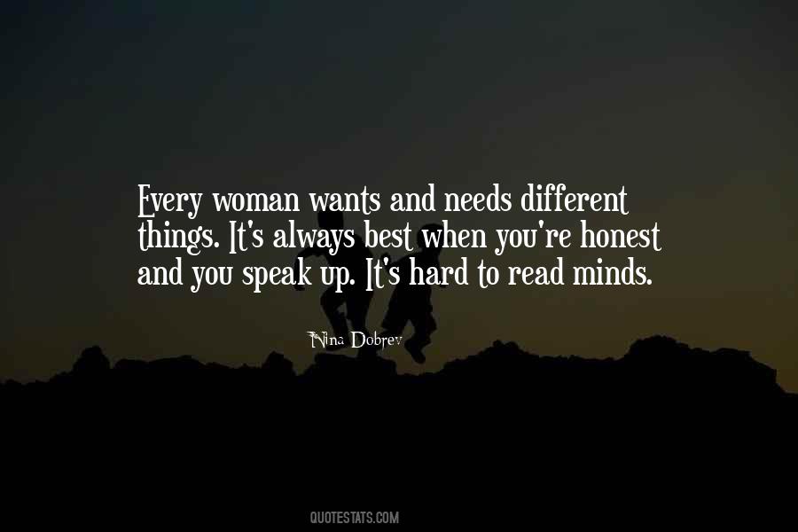 Every Woman Wants Quotes #1617291