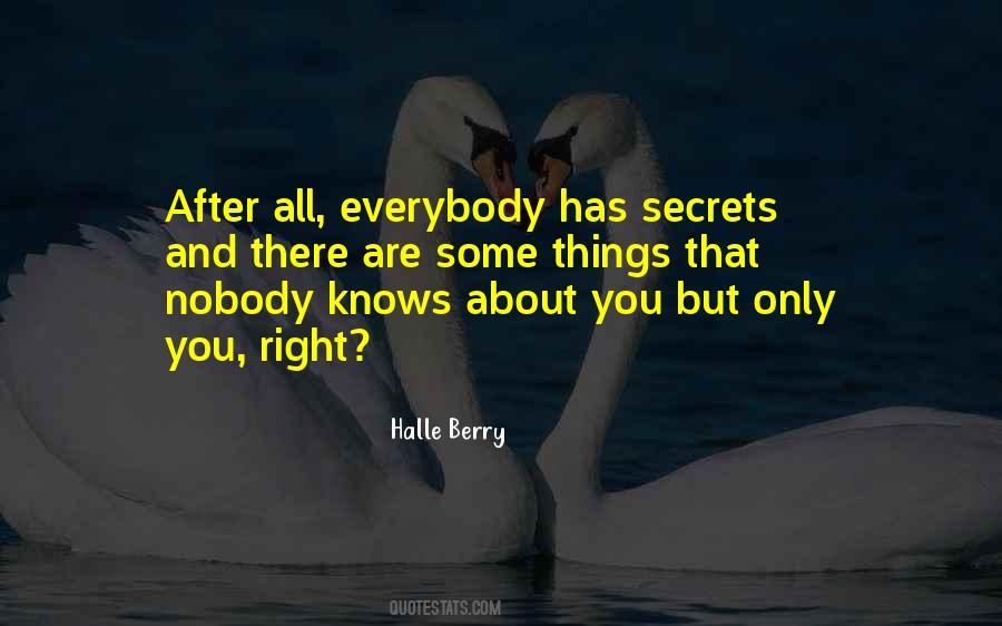 Everybody Has Secrets Quotes #1530954