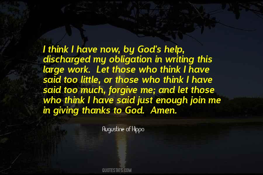 Giving God Thanks Quotes #1674309