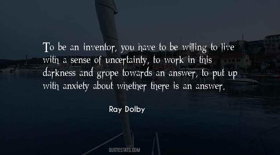 Work Anxiety Quotes #596285