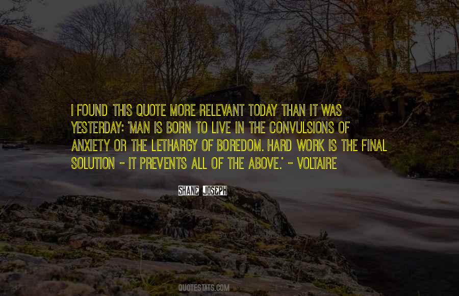 Work Anxiety Quotes #620464