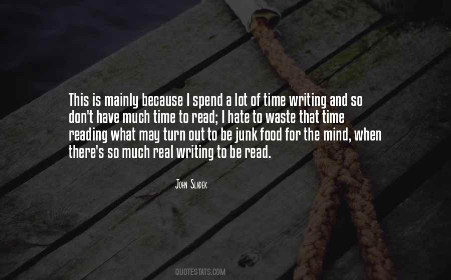 What A Waste Of Time Quotes #1087847