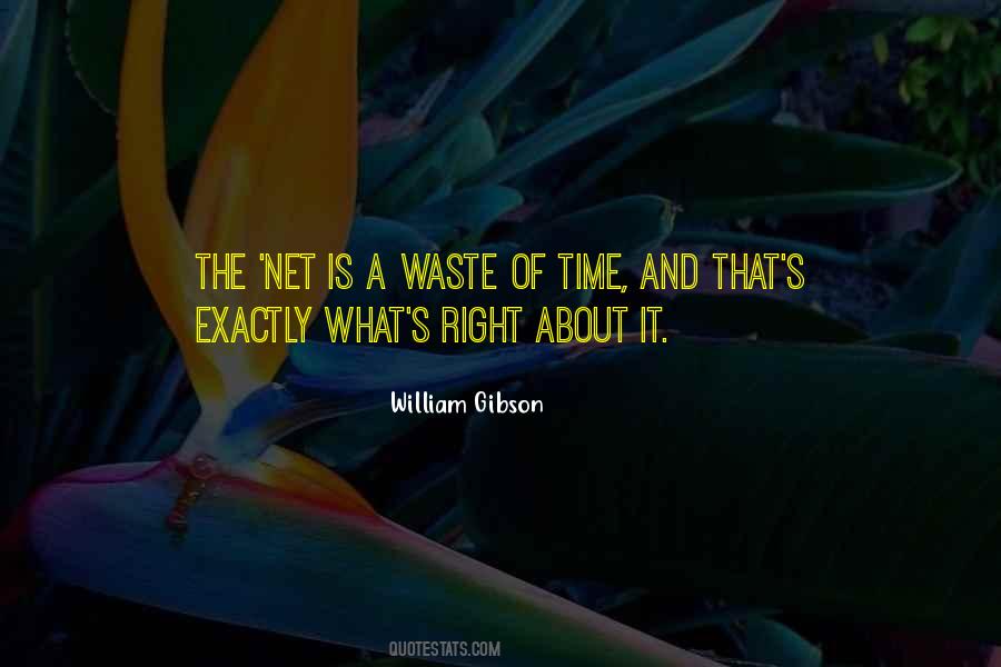 What A Waste Of Time Quotes #862670