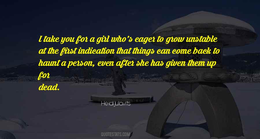 Dead Girl Quotes #1505740