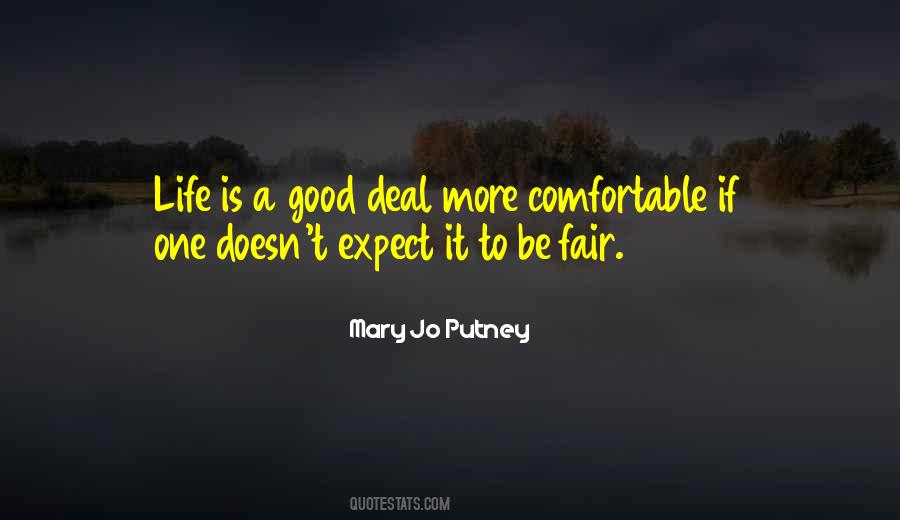 Life Fair Quotes #1359236