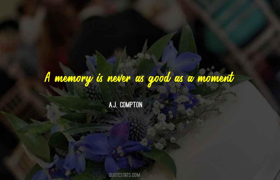 Moment Memory Quotes #211886