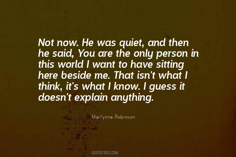 I Am A Quiet Person Quotes #962905
