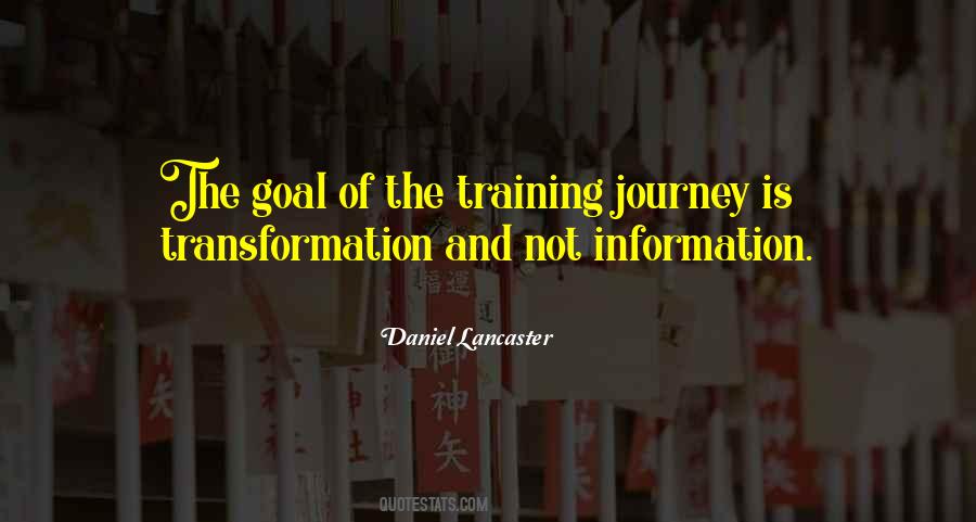 Training Journey Quotes #525957