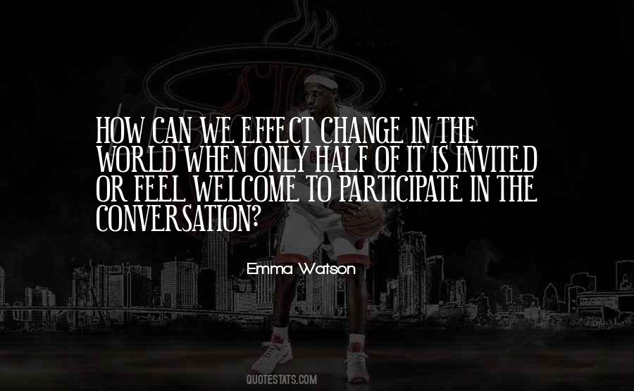 Feel The Change Quotes #959253