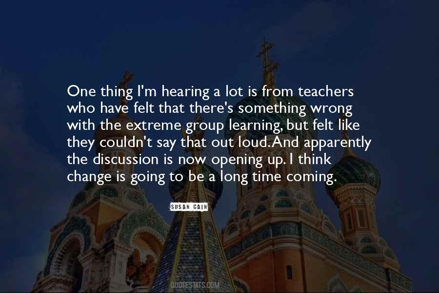 Something Is Coming Quotes #1582686