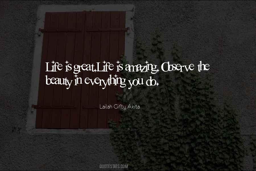 Observe Life Quotes #785427