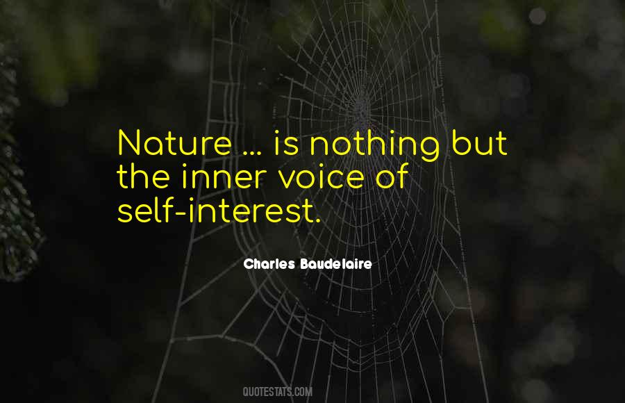 Self Nature Quotes #1114258