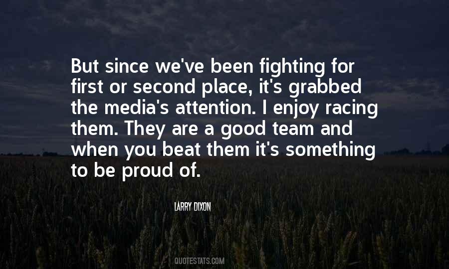 Proud Of My Team Quotes #1338060