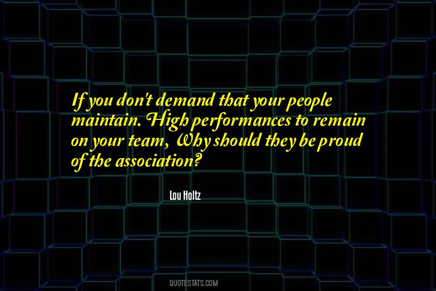 Proud Of My Team Quotes #457411