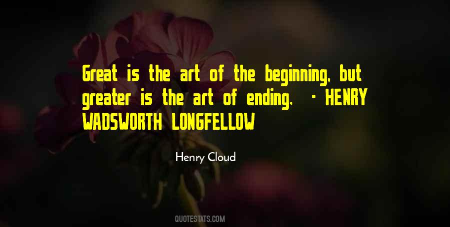 Great Is The Art Of Beginning Quotes #1346503