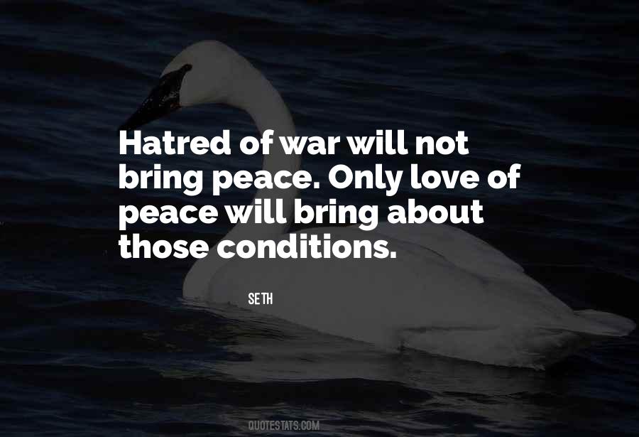 Love Of Peace Quotes #1852205