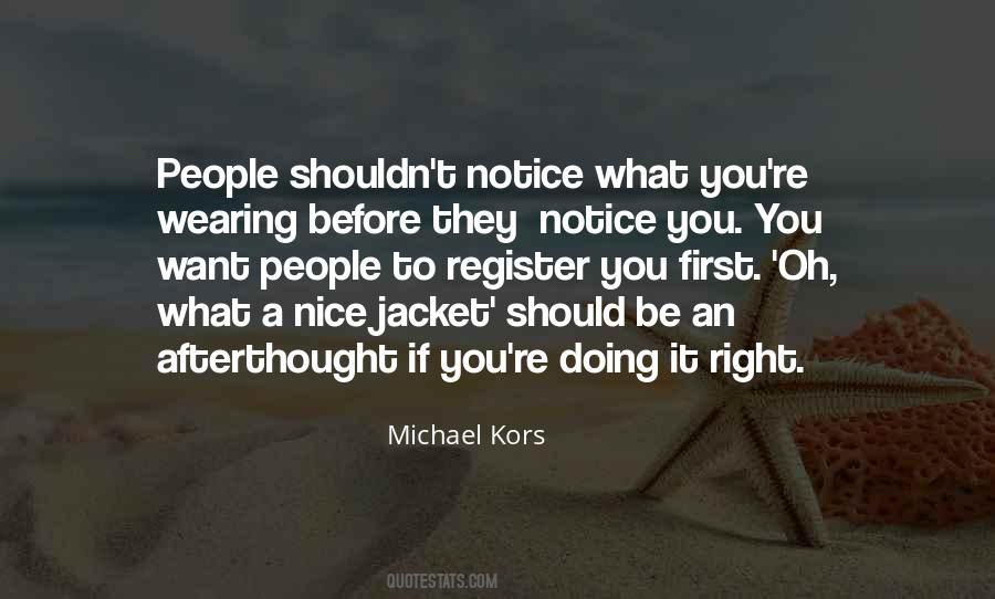 Be Nice First Quotes #1246380