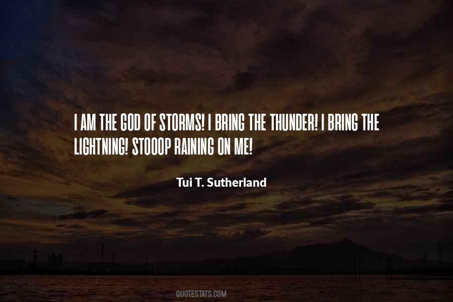 Lightning Thunder Quotes #1399604