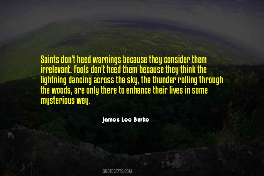 Lightning Thunder Quotes #456831