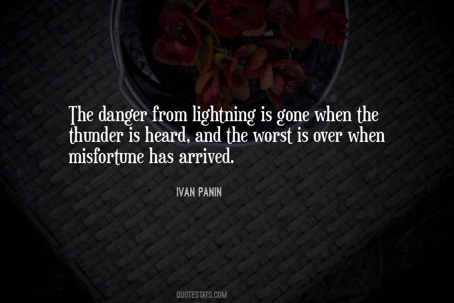 Lightning Thunder Quotes #54716