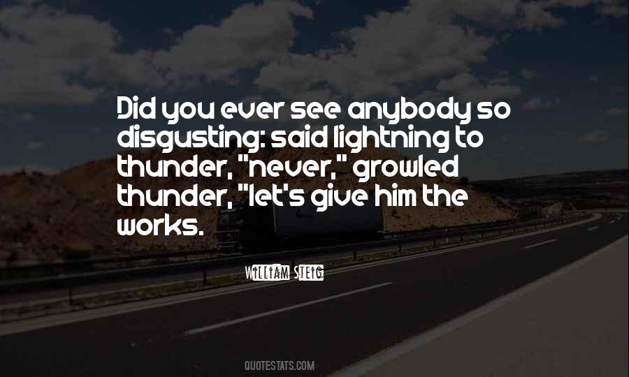 Lightning Thunder Quotes #582842