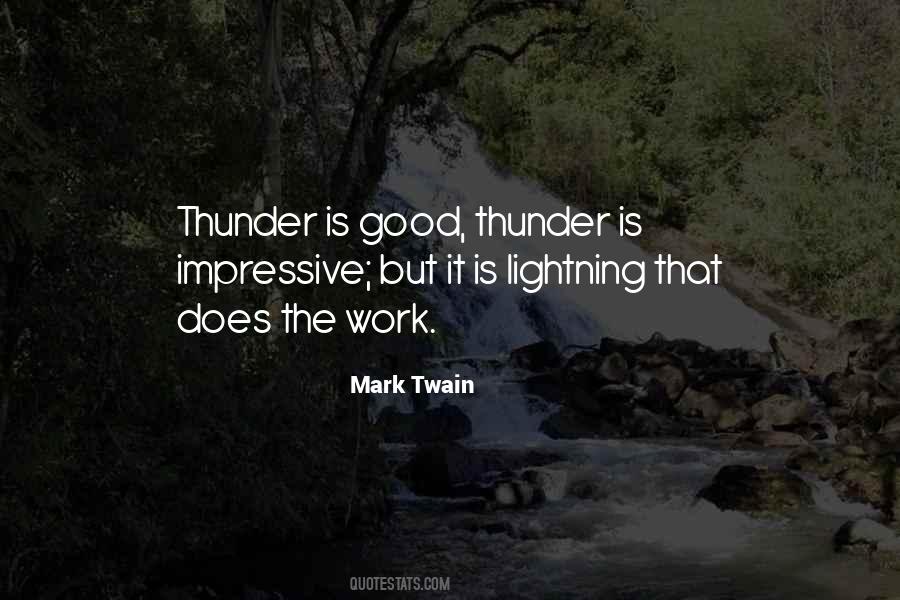 Lightning Thunder Quotes #783812