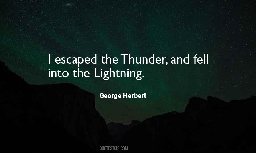 Lightning Thunder Quotes #79140