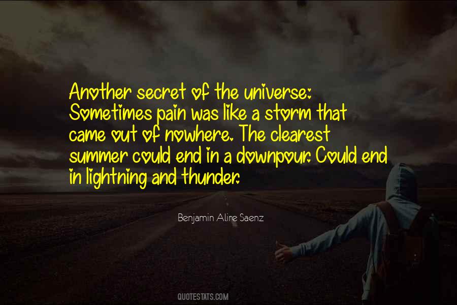 Lightning Thunder Quotes #940297