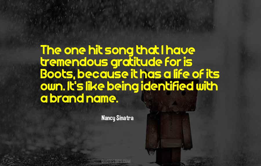 Song Name Quotes #1658767