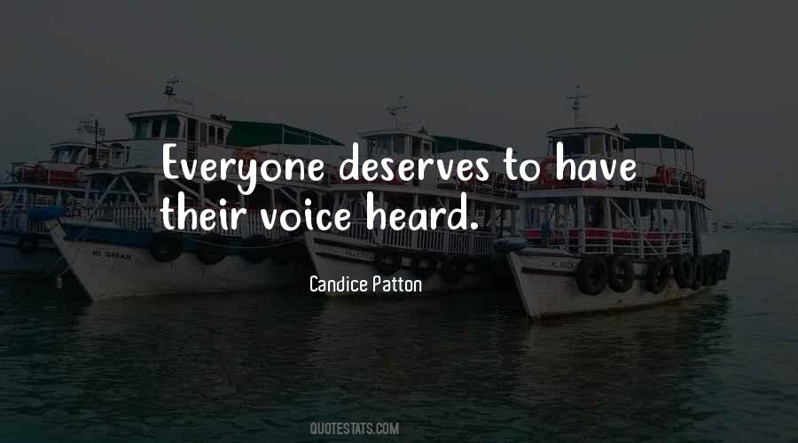 Everyone Deserves Quotes #341209