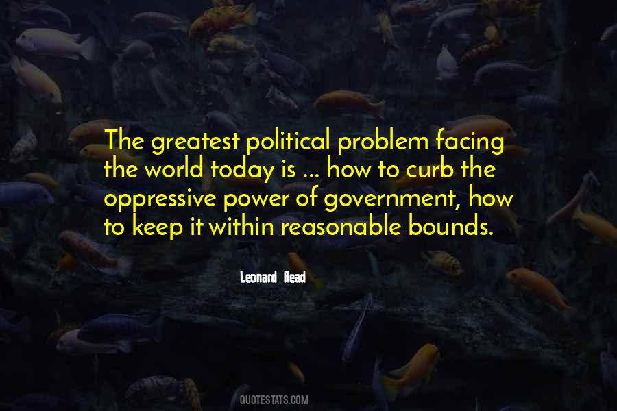 Power Of Government Quotes #922471