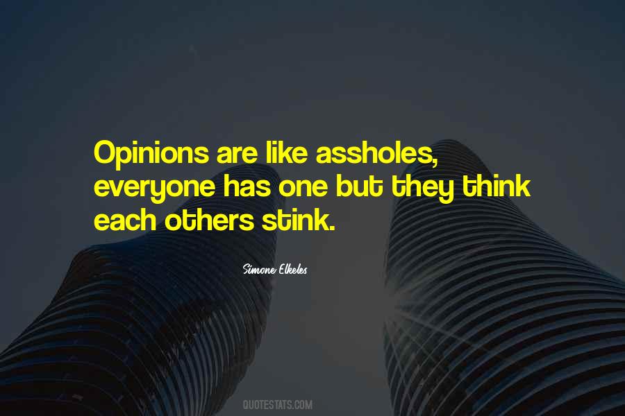 Everyone Has Opinions Quotes #1019239