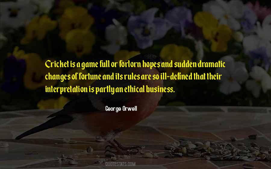 Business Is A Game Quotes #628253