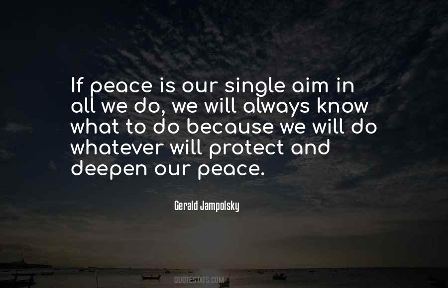 Protect Peace Quotes #459062