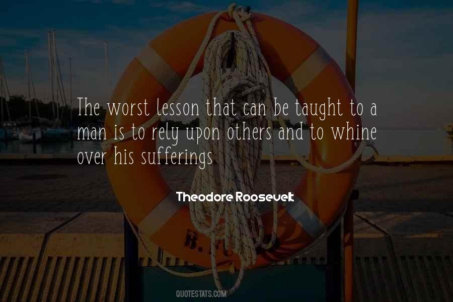 Taught A Lesson Quotes #1127033