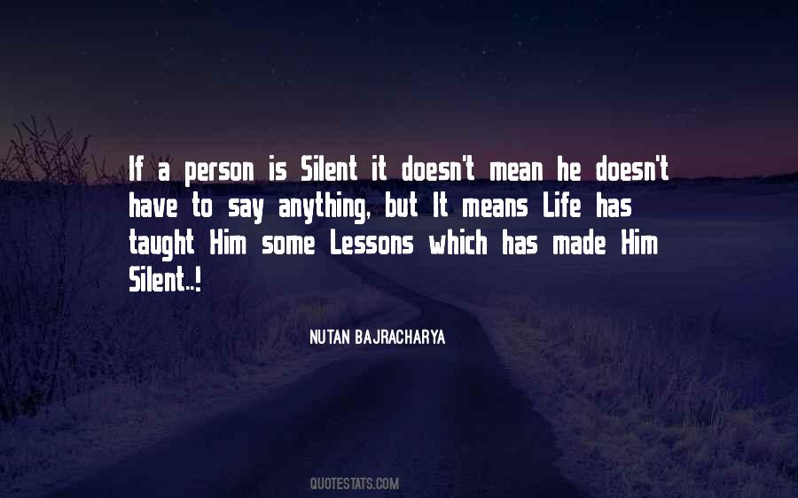 Taught A Lesson Quotes #499919