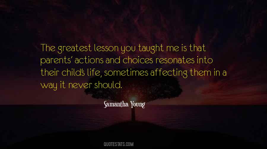 Taught A Lesson Quotes #818620