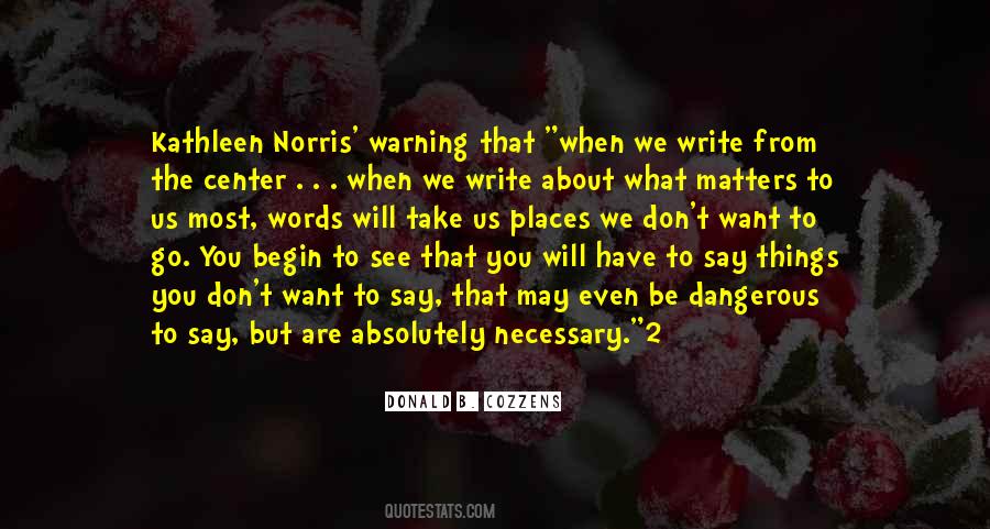 We Are What We Say Quotes #557710