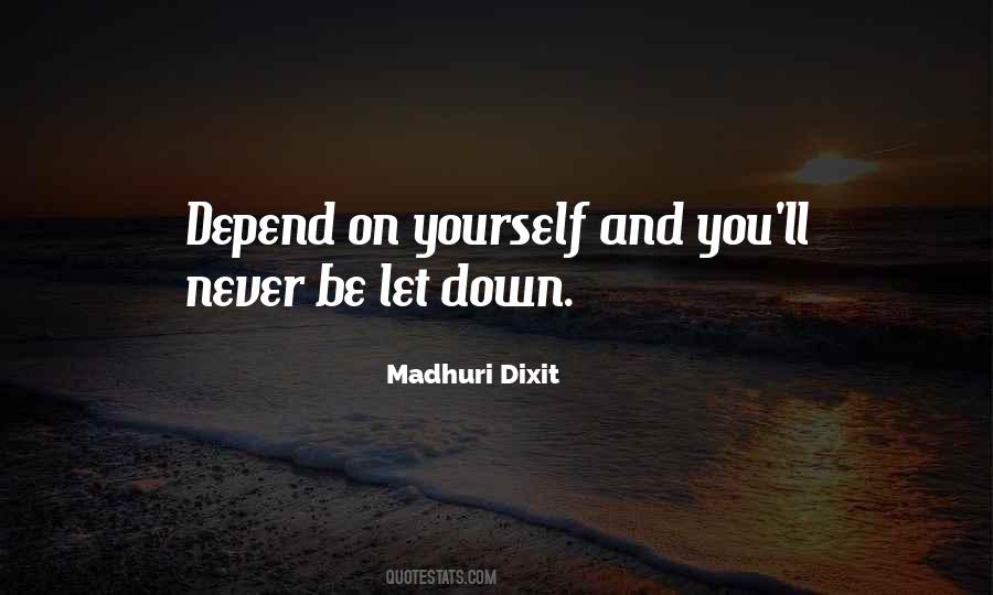 Never Let Yourself Down Quotes #1221866