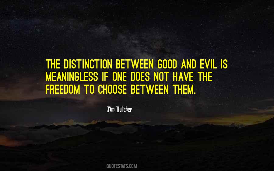 Between Good And Evil Quotes #633205