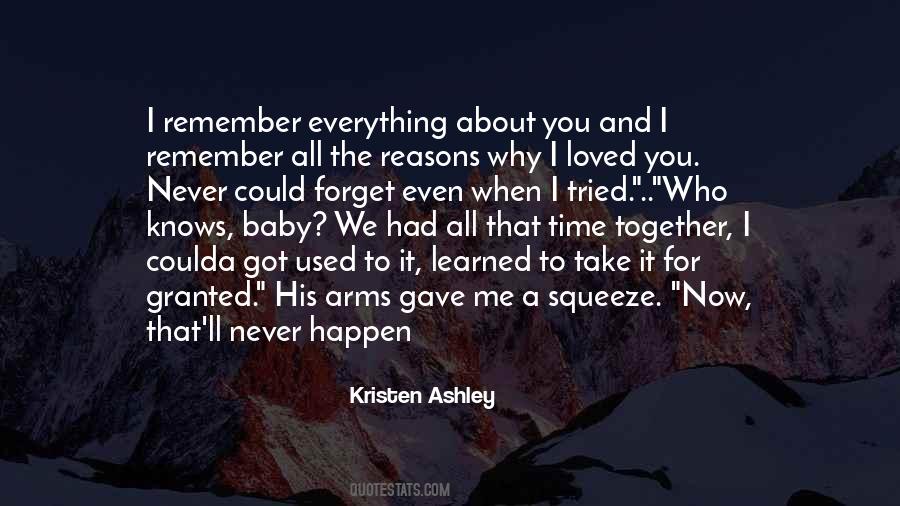 You Forget Everything Quotes #1510081