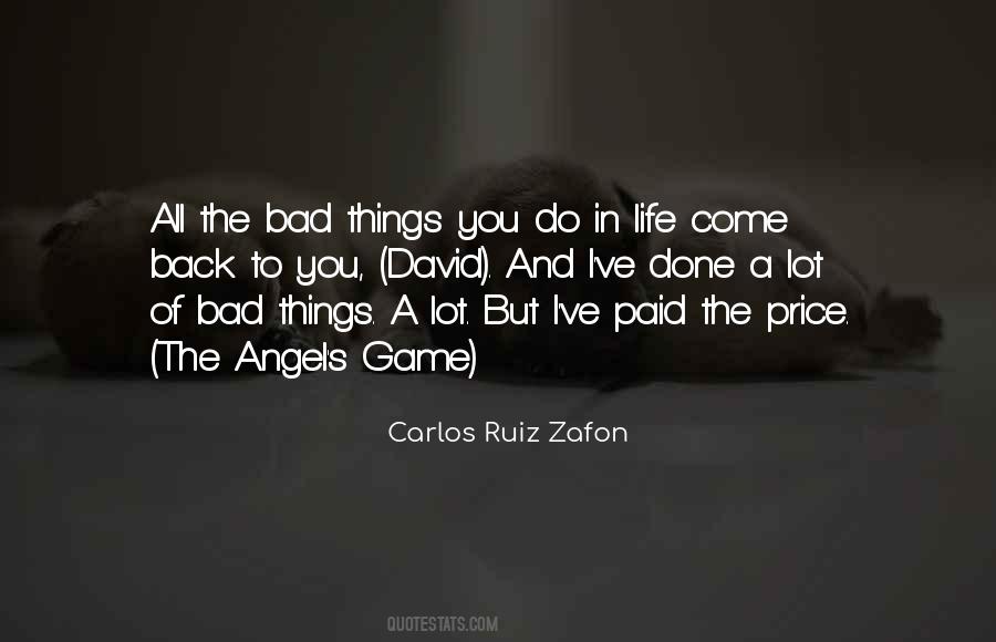 Bad Angel Quotes #1707407