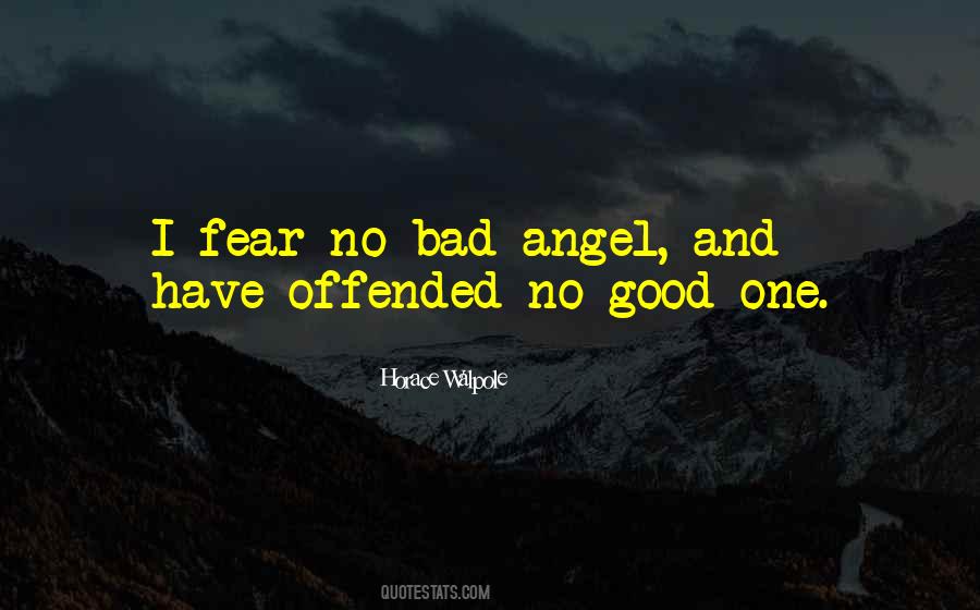Bad Angel Quotes #882094