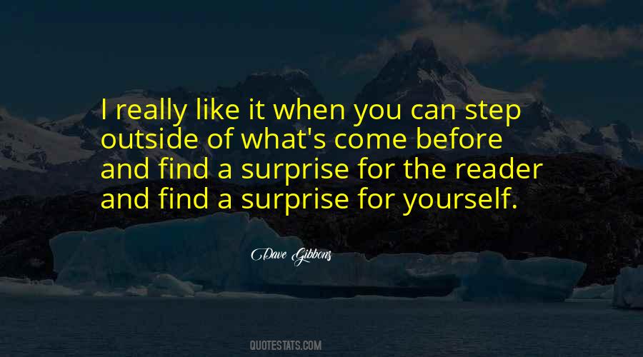 Step Outside Yourself Quotes #1722984