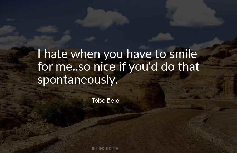 Hate Smile Quotes #1583646