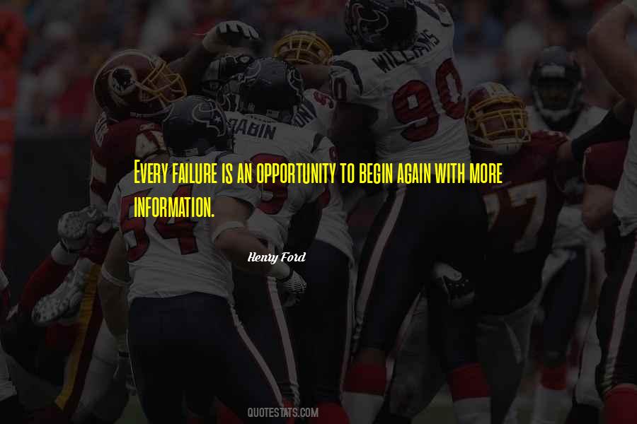 Failure Opportunity Quotes #128833
