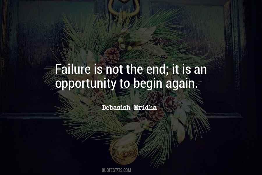 Failure Opportunity Quotes #1327172