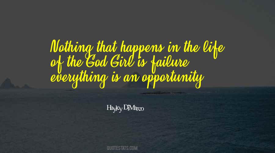 Failure Opportunity Quotes #1719193