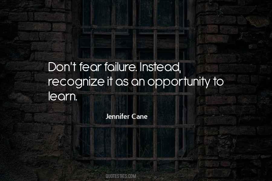 Failure Opportunity Quotes #1813554