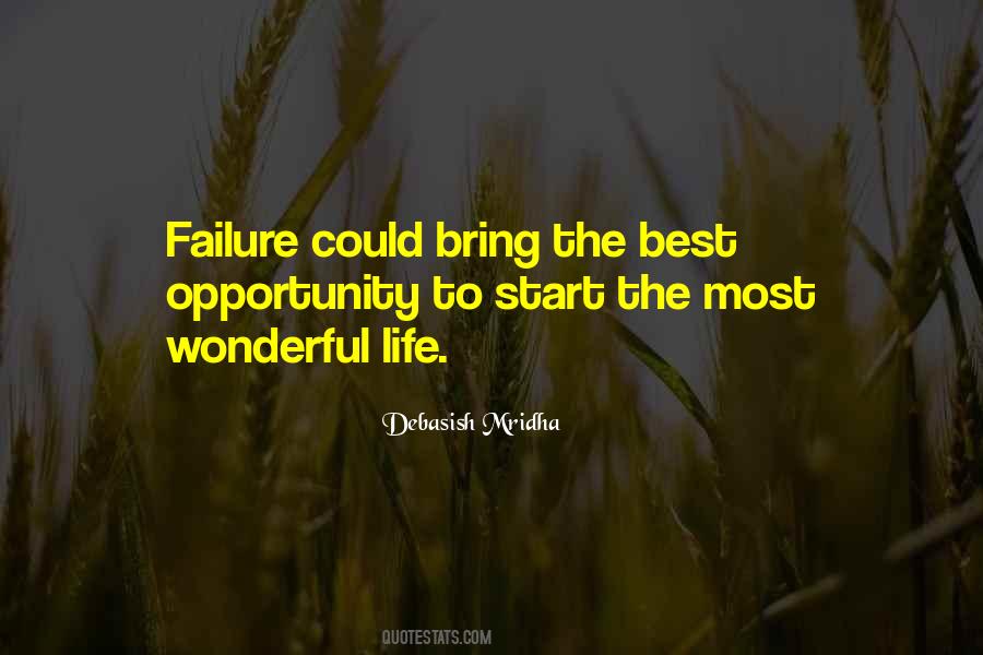 Failure Opportunity Quotes #1854247